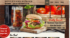 Desktop Screenshot of boulevardburger.com